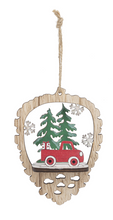 Santa Land Laser Cut Ornaments