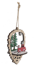 Santa Land Laser Cut Ornaments