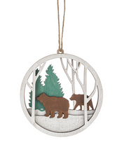 Woodland Animal Laser Cut Ornaments