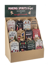 Making Spirits Bright Wooden Tag