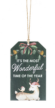 Making Spirits Bright Wooden Tag