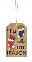 Making Spirits Bright Wooden Tag