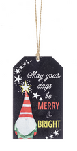 Making Spirits Bright Wooden Tag