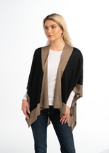 Bordered Bordeaux Cardi Wrap