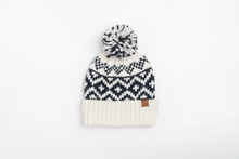 Mountain Top Mix Knit Hat with Pom