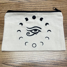 Egyptian Eye & Moon Phases Pouch