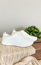 Mayo Glitter Sneakers in White
