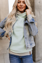 DoubleHood® Sweatshirt - Encourage-Mint