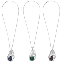 Bejeweled Feather Necklace-Shop-Womens-Boutique-Clothing