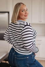 Self Improvement V-Neck Striped Sweater