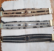 Snakeskin Multi-Strand Wrap Bracelet-Shop-Womens-Boutique-Clothing