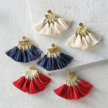 Tribal Tassel Earrings-Shop-Womens-Boutique-Clothing