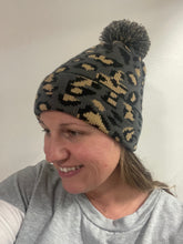 Leopard Pom Hat