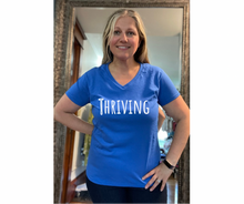 Blue Thriving Graphic Tee