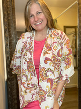 Fancy Floral Kimono Wrap