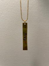 Pray Gold Bar Necklace