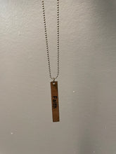 Faith Silver Bar Necklace