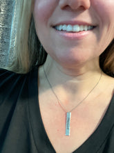 Blessed Silver Bar Necklace
