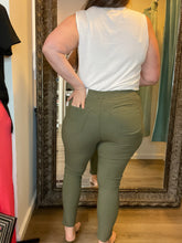 Olive Green Lana Pants