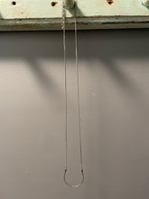 Silver U Long Necklace