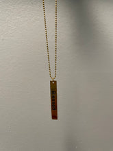 Blessed Gold Bar Necklace