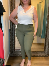Olive Green Lana Pants