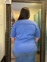 Half Sleeve V-neck Tee