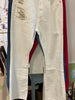 White Flare Stretch Jeans
