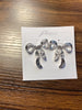 Lizzie Silver Bow Earrings