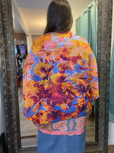 Floral Cocoon Kimono with Border