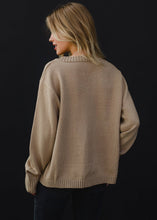 Tan & Black Rock & Roll Sweater