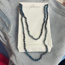 Midnight Blue Bead Necklace