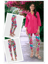 Fab Floral Print Super Stretch Ankle Pants