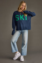 Navy Ski Sweater