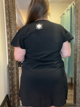 Flutter Sleeve V-neck Dress with Pockets