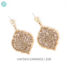 Hayden Metallic Bronze Dressy Earrings