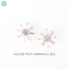 Helene Crystal Starburst Earrings