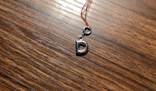 Stainless steel Puff Letter Charm