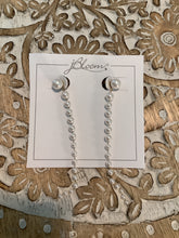 Bebe Pearl Dangle Earrings