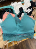 Sage Lace Racer Back/Trim Bra