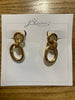 Gold Loop de Loop Earrings