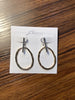 Two Tone Post Earrings