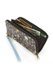Floral RFID Zipper Wallet