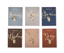 Empower Glass Crystal Charm Necklace