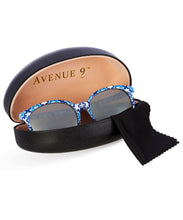 Patterned Sunglasses with Cloth & Hard Case