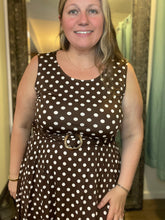 Polo Day Brown Polka Dot Dress