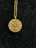 Zodiac Gold Stainless Steel Necklace