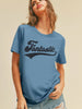 Fantastic Graphic Tee: STEEL BLUE