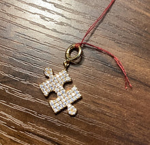 Gold Puzzle Piece Charm