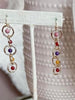 Autumn Cascade Gold & Bead Earrings